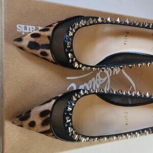 Christian Louboutin Leopard Spike Heels